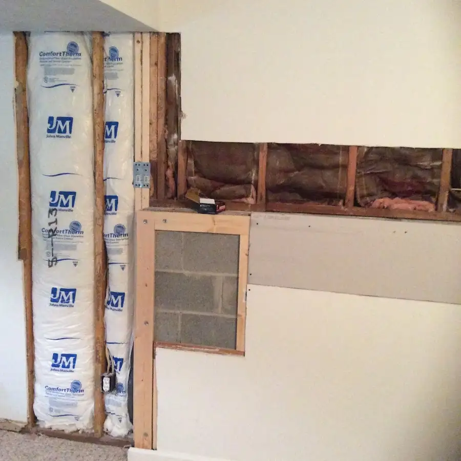 Wall insulation replacement during Odor Removal & Deodorization in Harrah